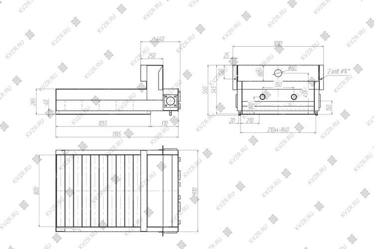 Чертеж блок решетки ТШПМ 0.8