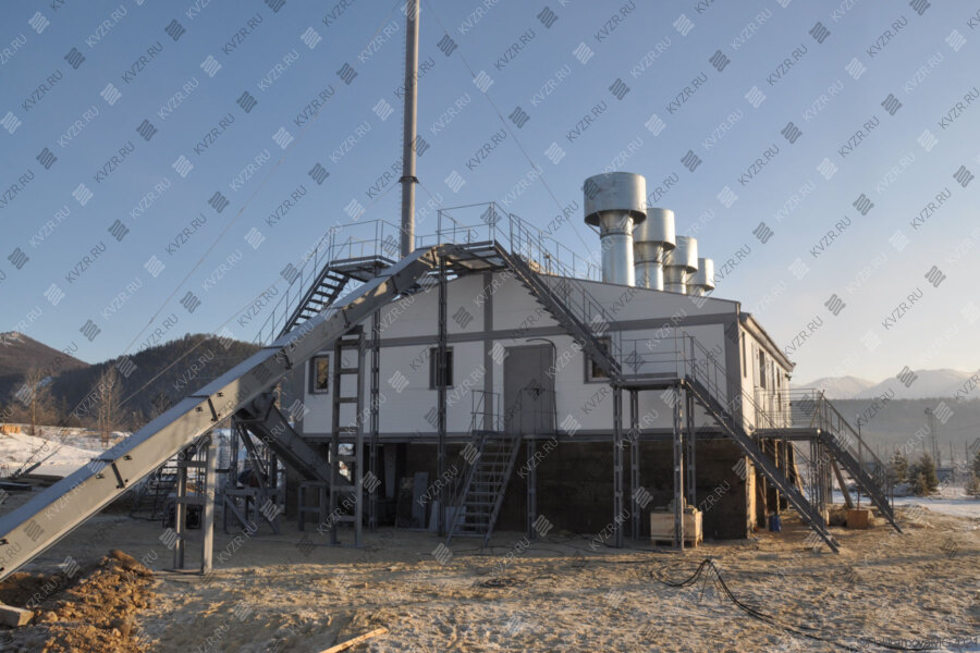 Котельная модульная твердотопливная