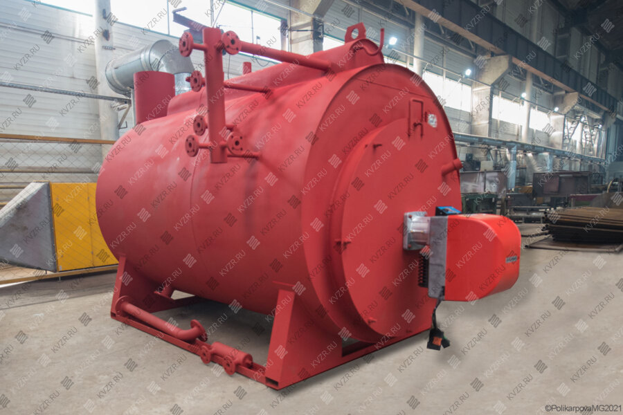 Котел жаротрубный для пара